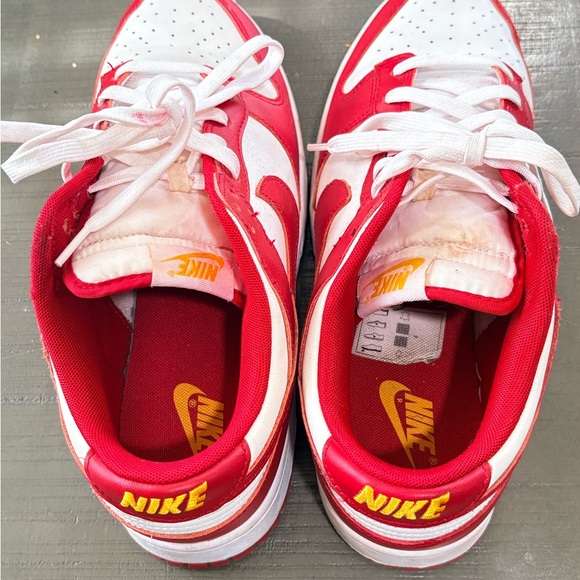 Nike Red and White Dunks - Picture 8 of 14